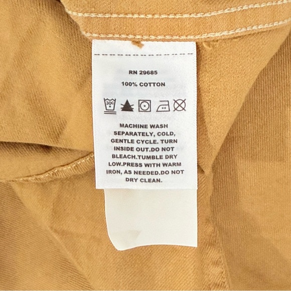 PENDLETON Men’s Chandler Cotton Embroidered Denim Western Shirt Tan Size XXL NWT - Picture 11 of 12